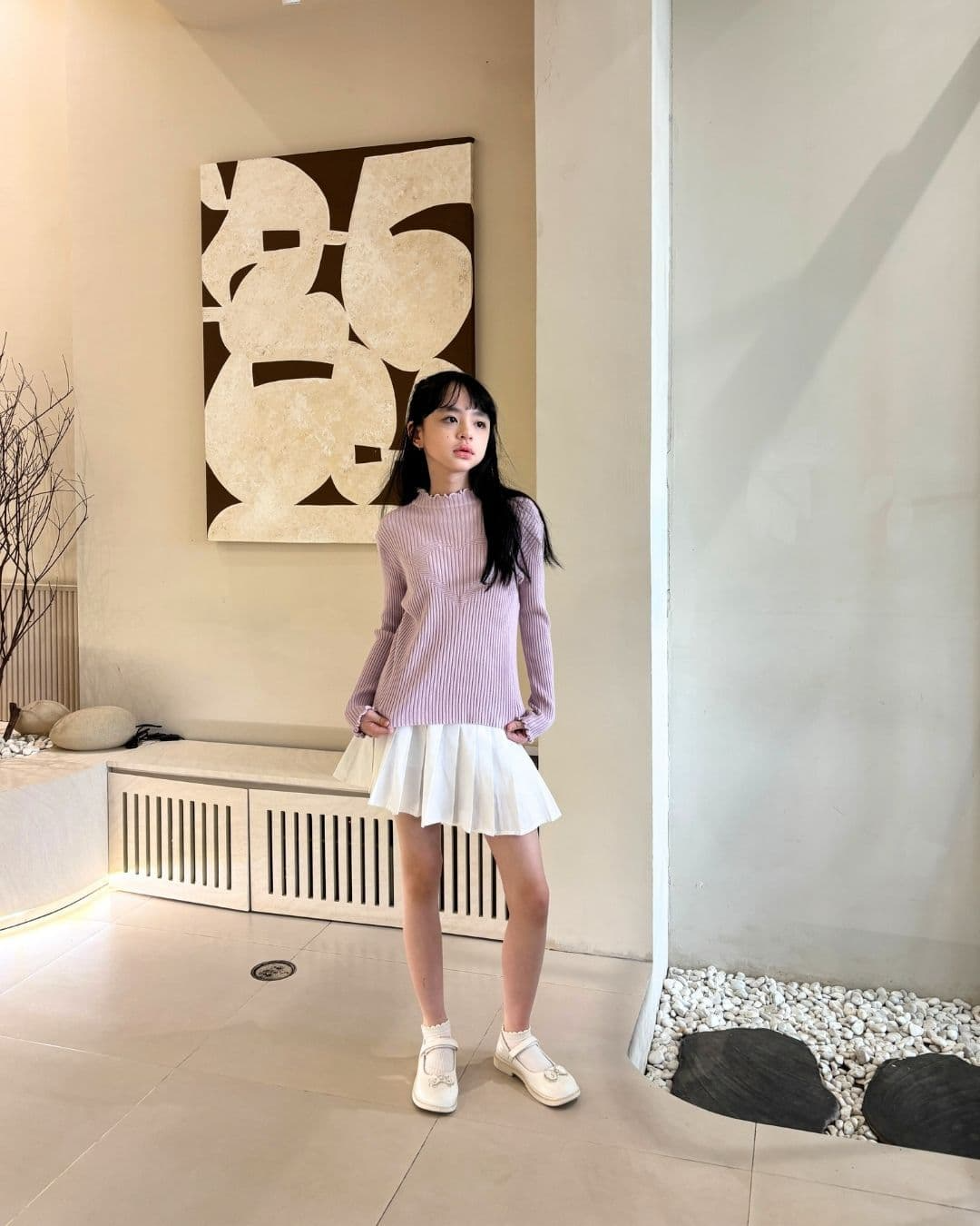 Anela Long Sleeve Knit Top