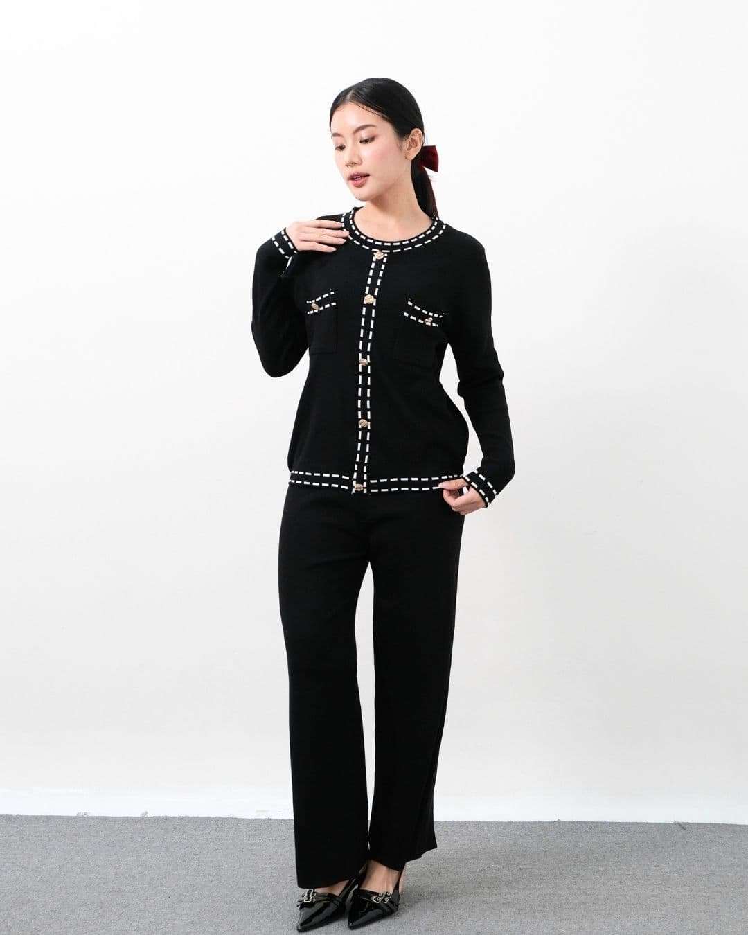 Aesh Long Sleeve Cullote Set