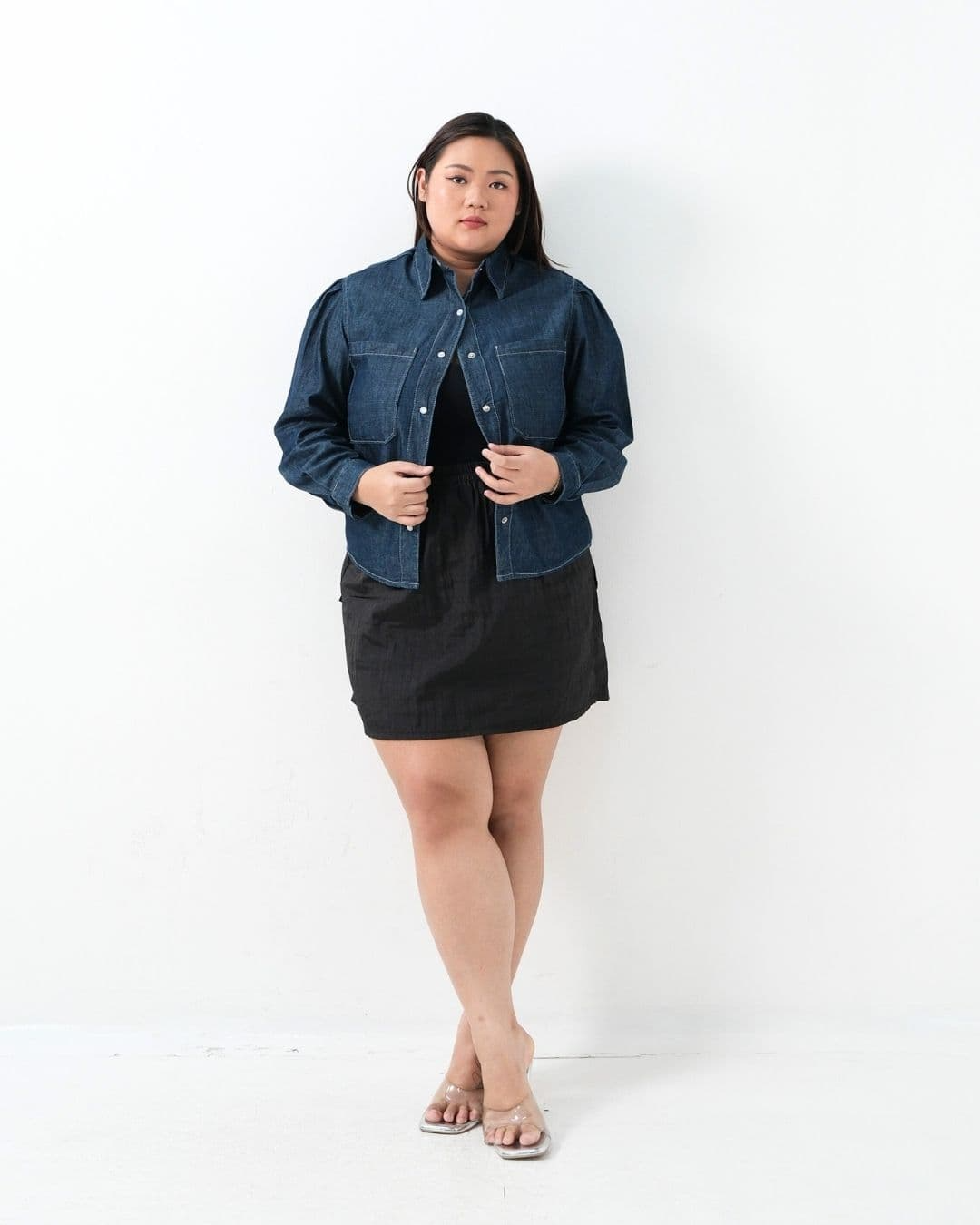 Asqila Collar Denim Shirt