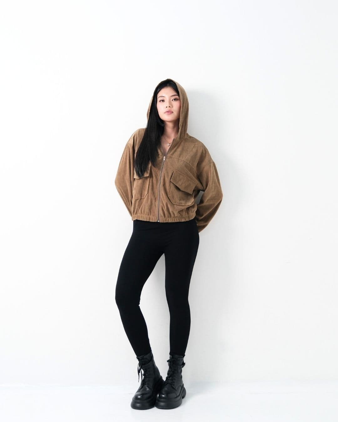 Adelyn Corduroy Hoodie Jacket