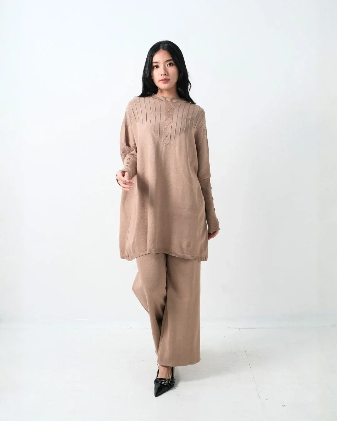 Hiromi Oversized Batwing Cullote Set