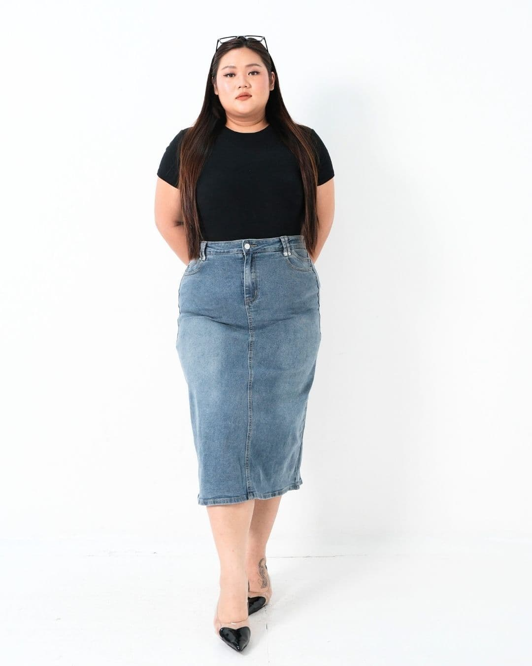 Dhearra Maxi Denim Skirt