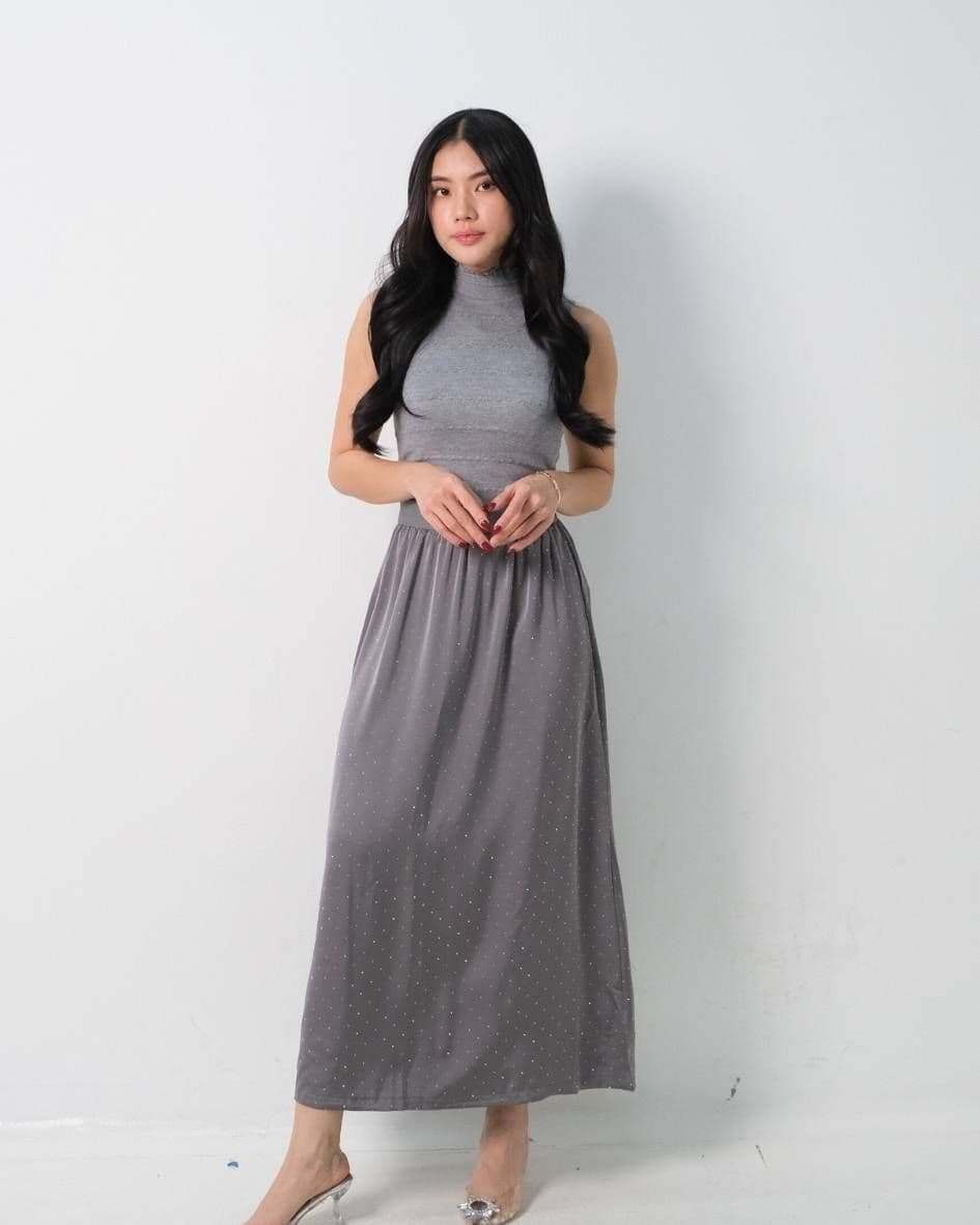 Nayya Long Swarovsky Skirt