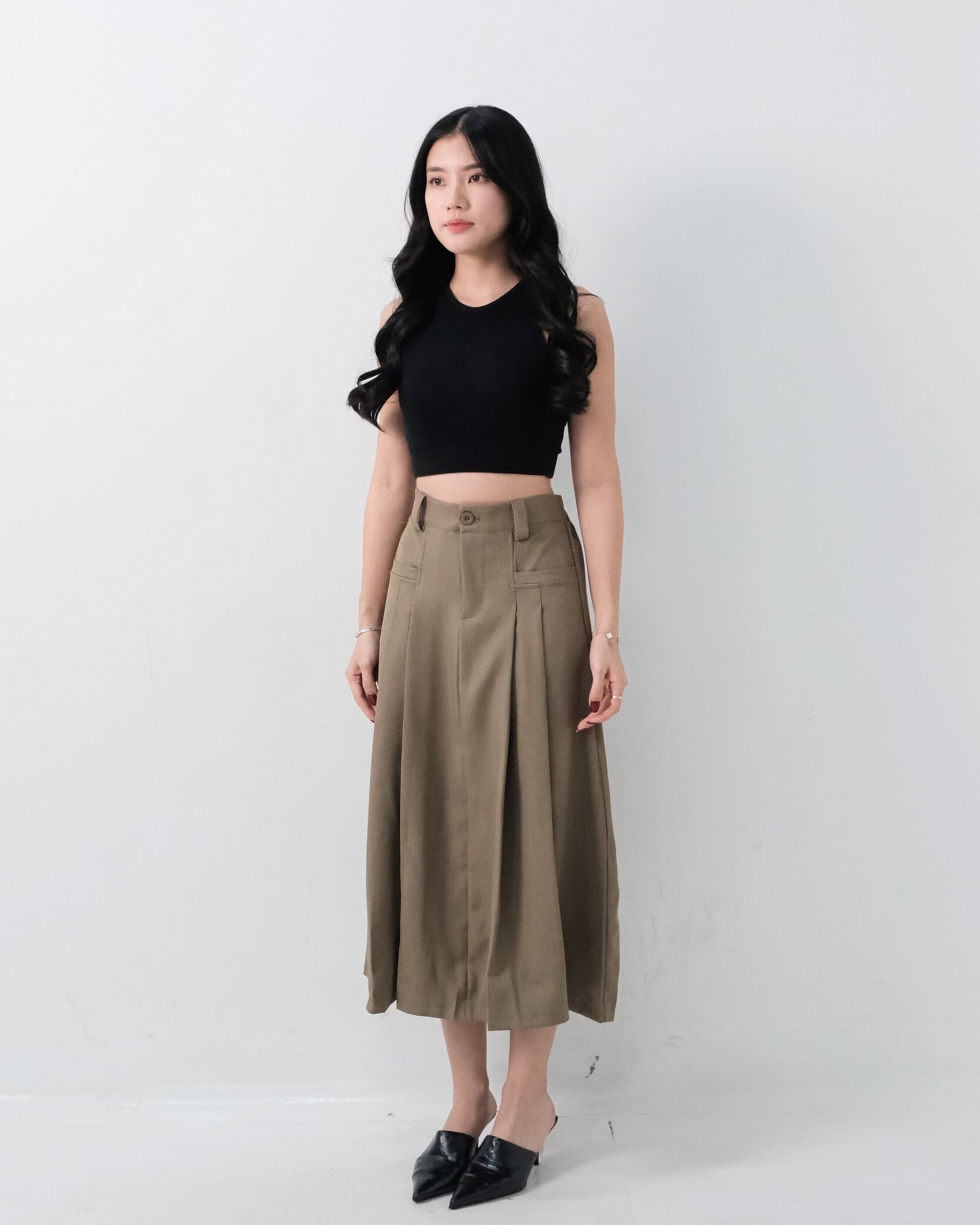 Nayza Maxi Cotton Skirt