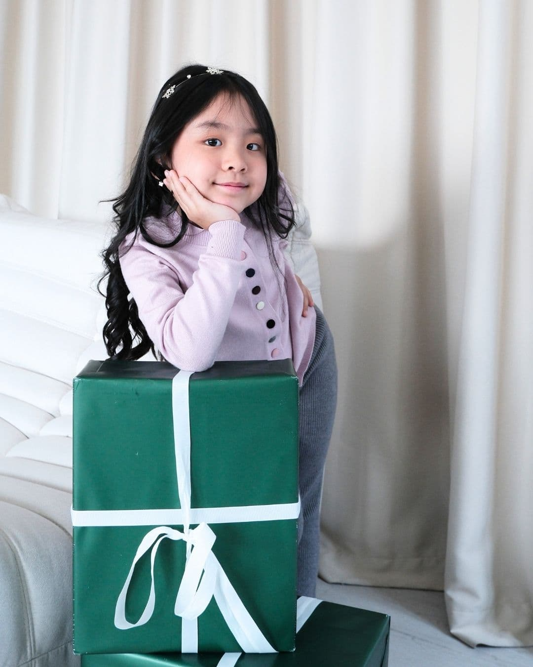 Adisty Rainbow Buttons Cardi