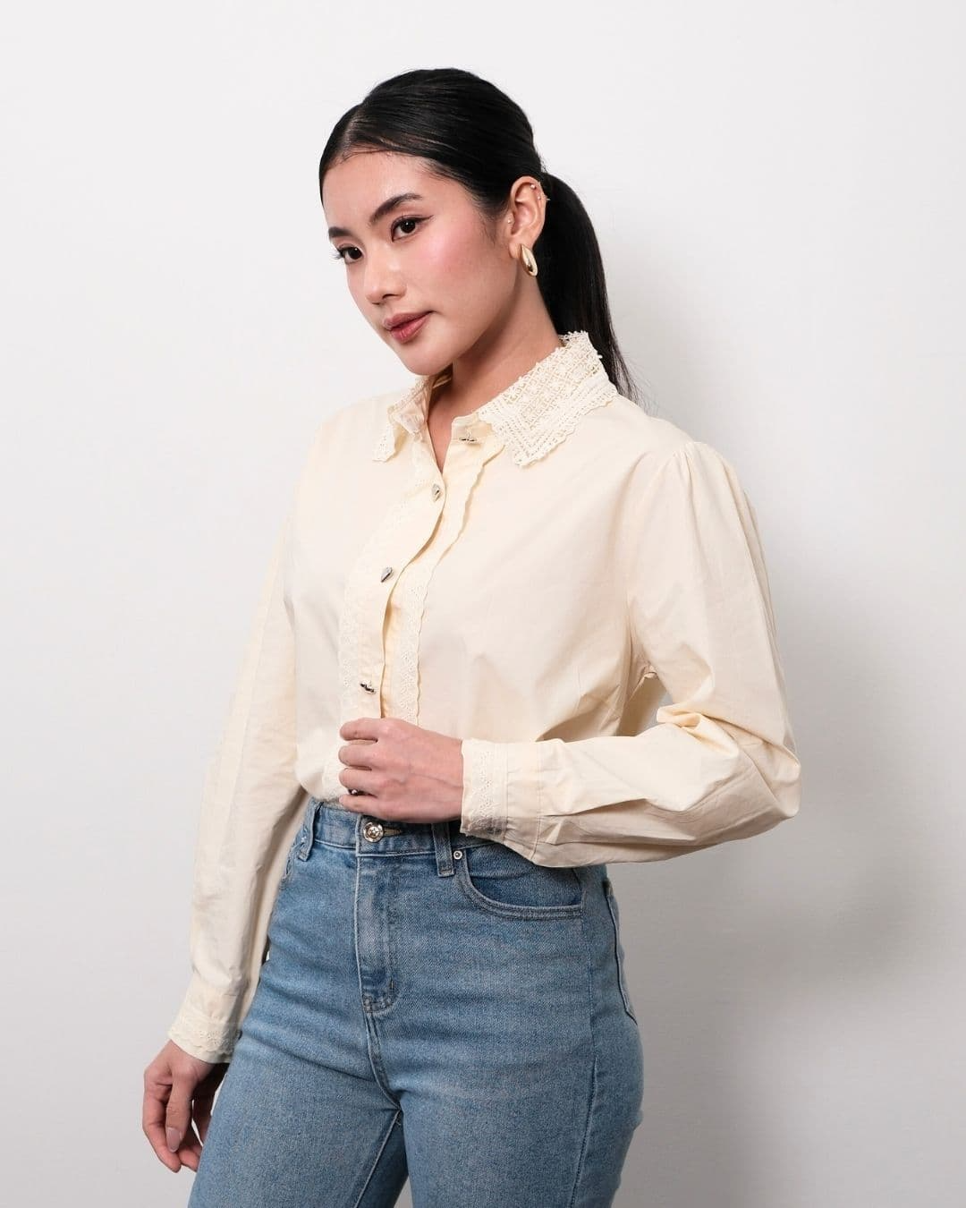 Winola Cotton Lace Top