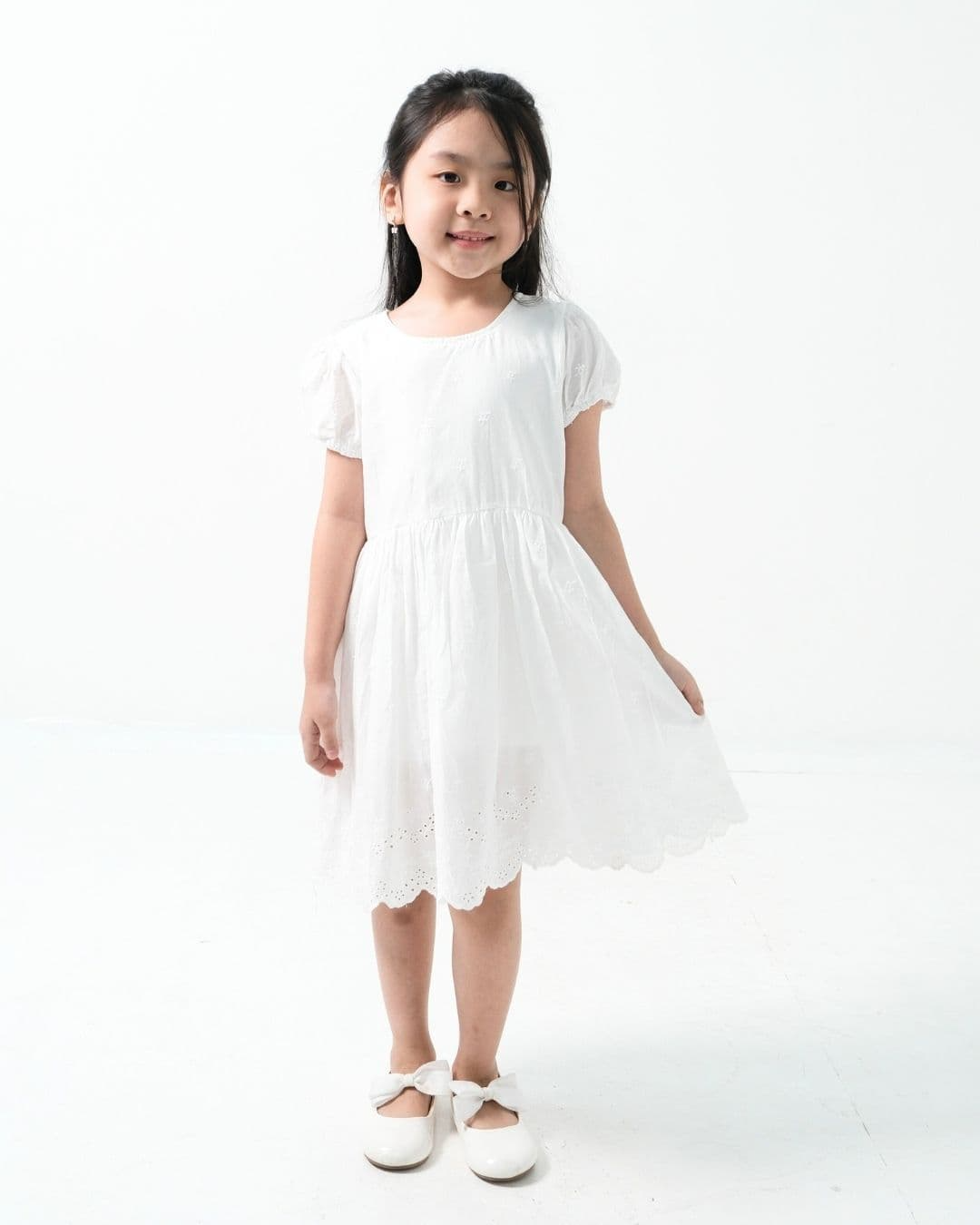 Zaquel Cotton Lace Dress