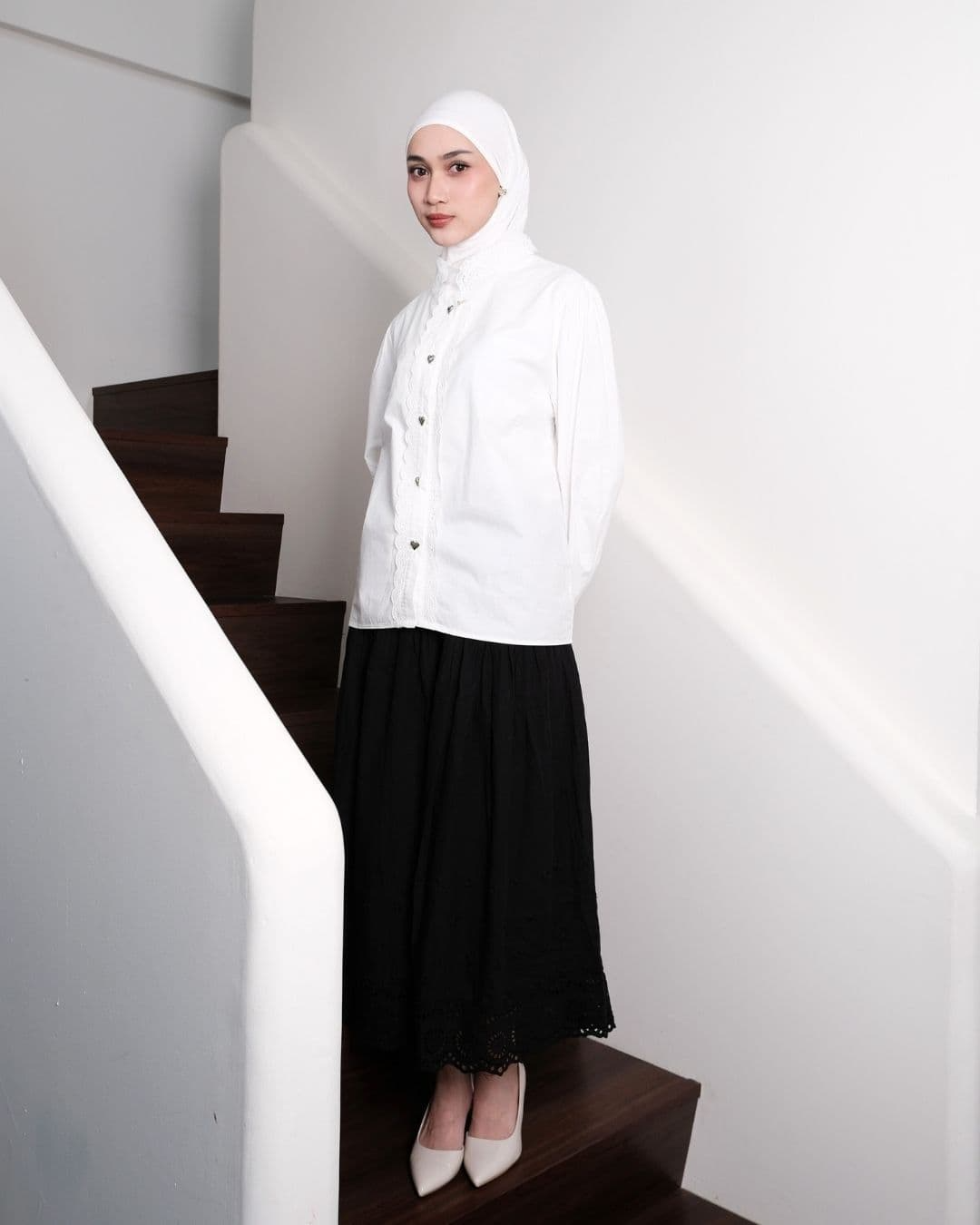 Roche Cotton Lace Top