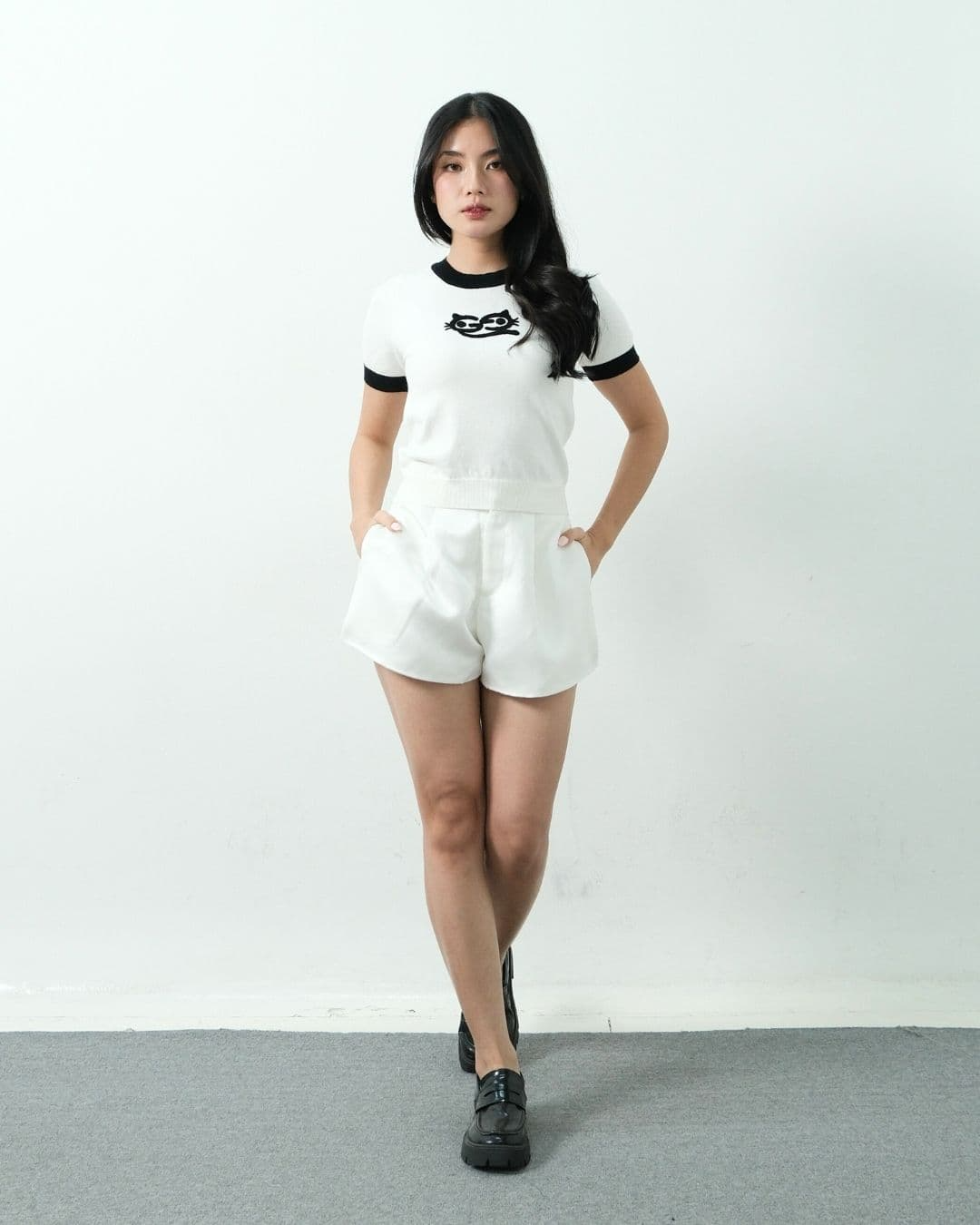 Zeva Short Sleeve Knit Top