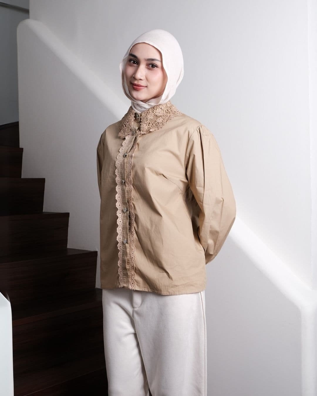 Lunira Cotton Lace Top