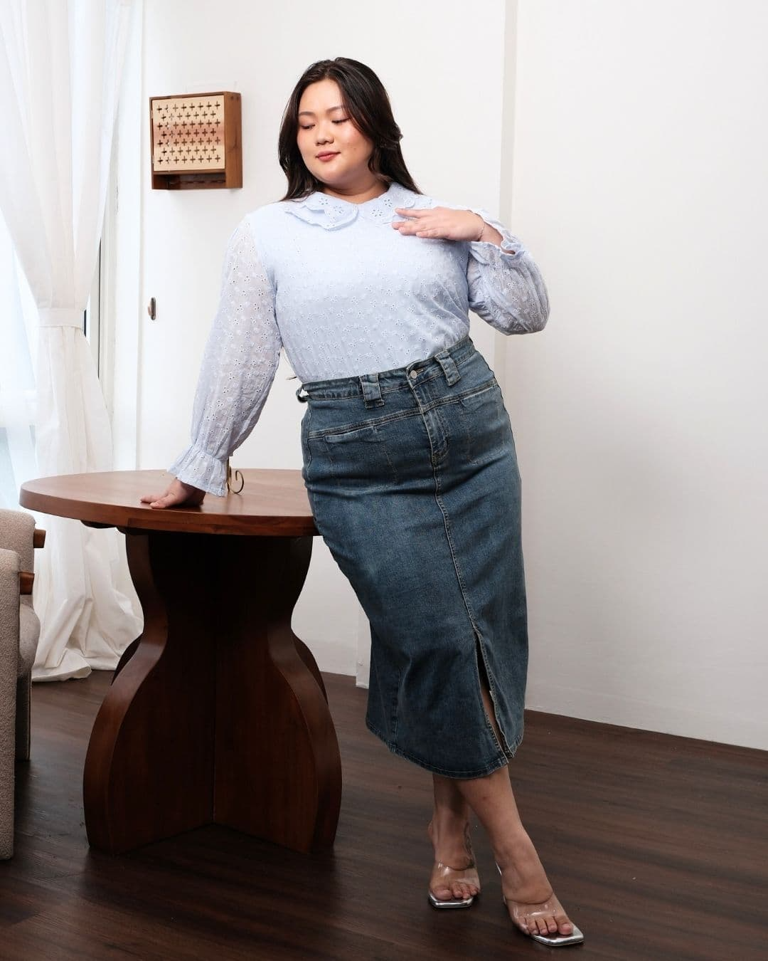 Enolia Maxi Denim Skirt